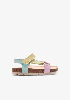 Leo Glitter Strips Bio Sandals