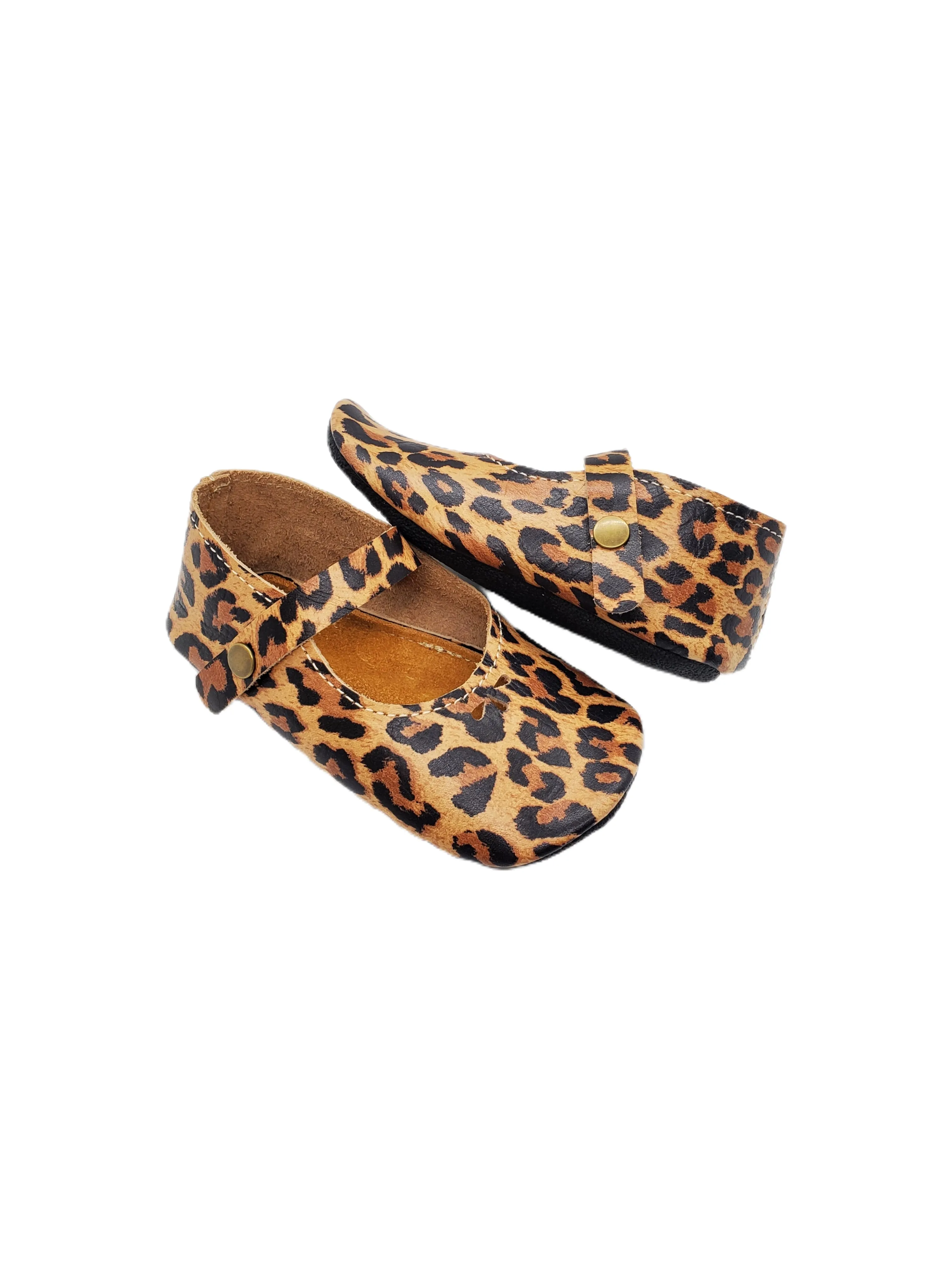 Leopard Mary Janes