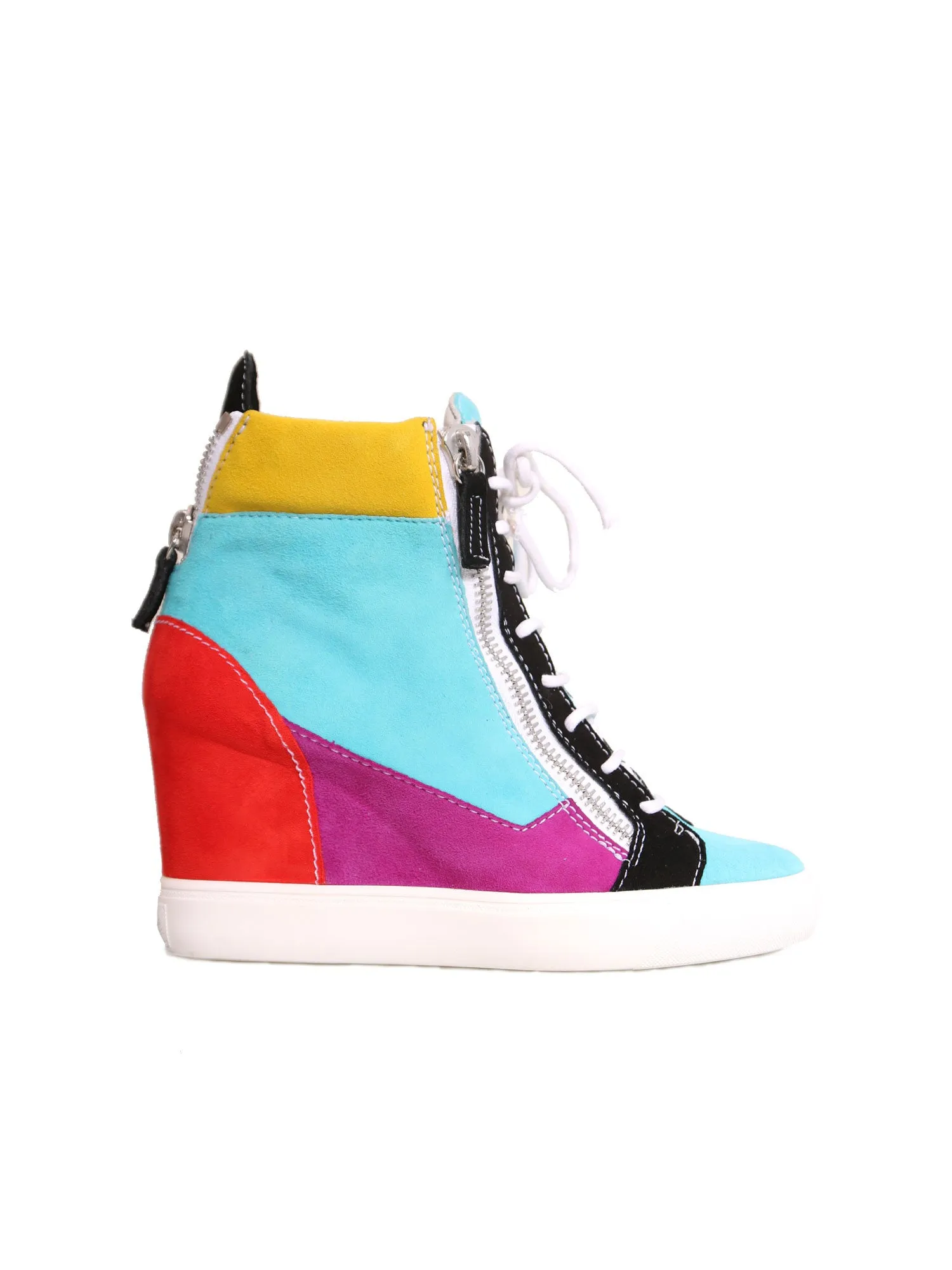 Lorenz Suede Wedge Sneakers