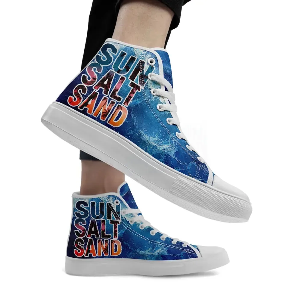 Luxury Gifts,Personalized Sea Design Sneakers, Custom Summer comfort Shoes, Casual Shoes