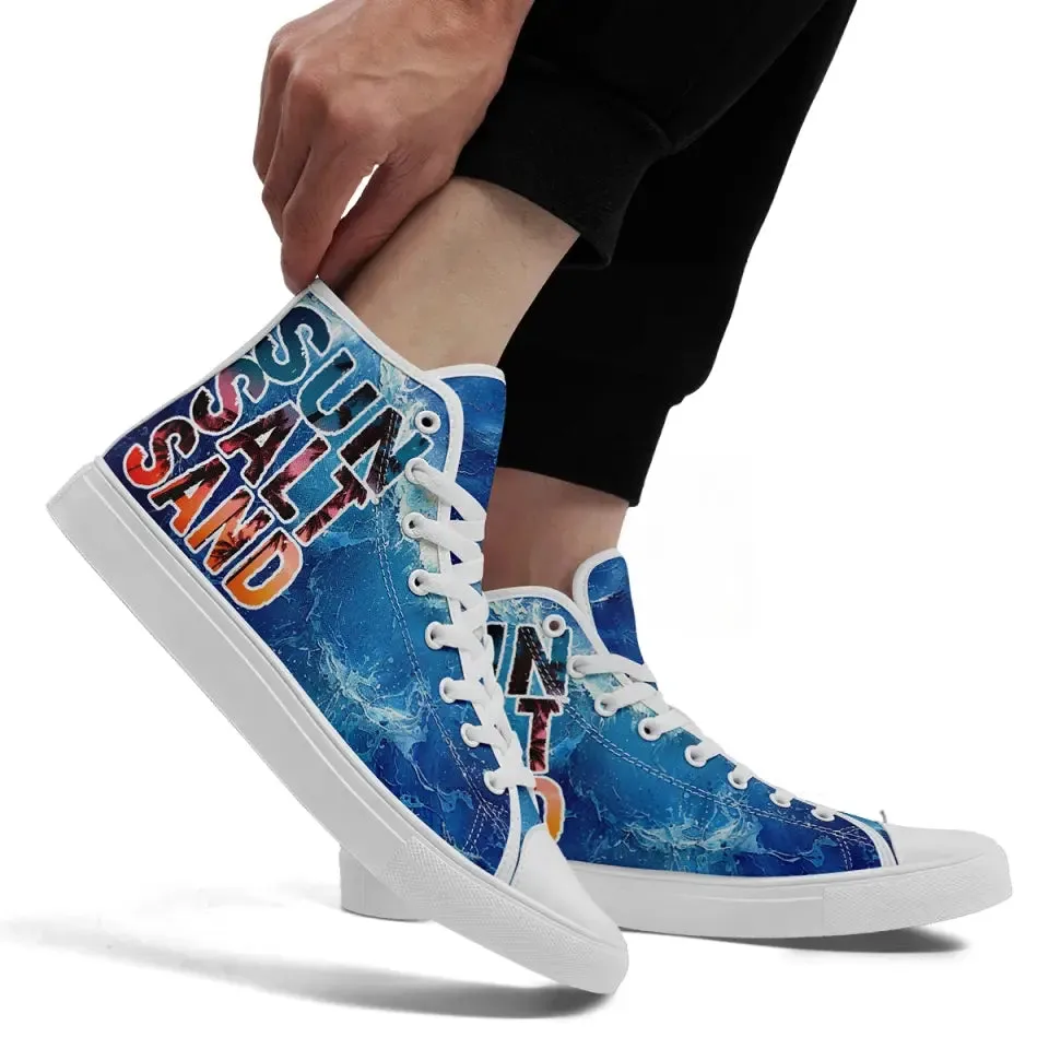 Luxury Gifts,Personalized Sea Design Sneakers, Custom Summer comfort Shoes, Casual Shoes
