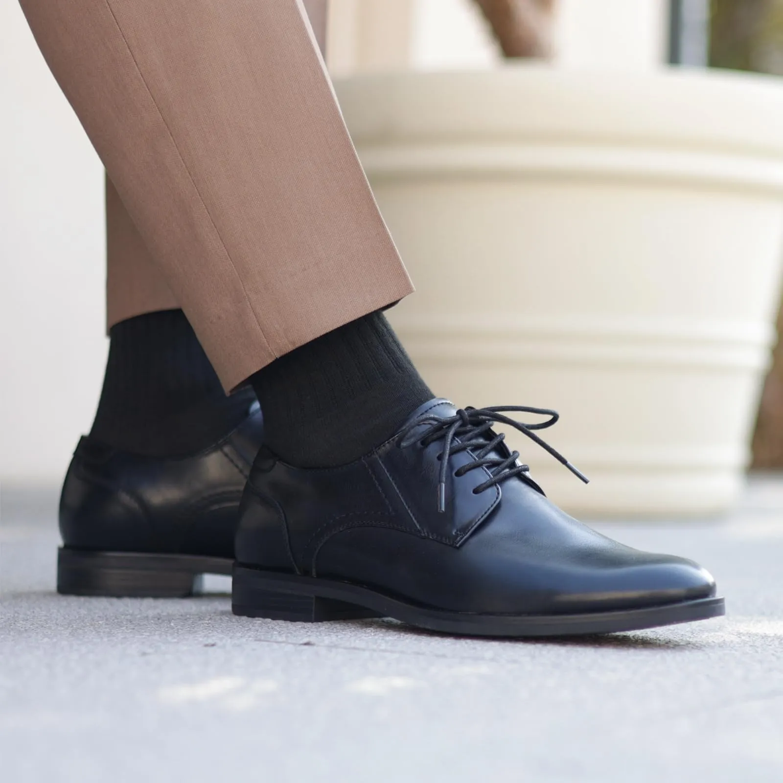 Mens Black Oxford Dress Shoes for Business