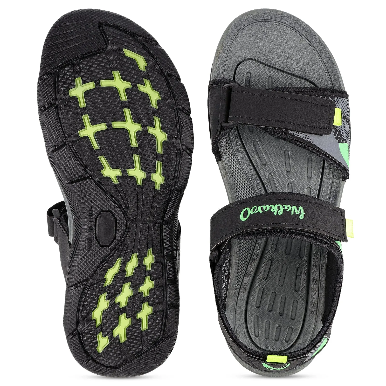 Men's Sports Sandals - WC4432 Black Green