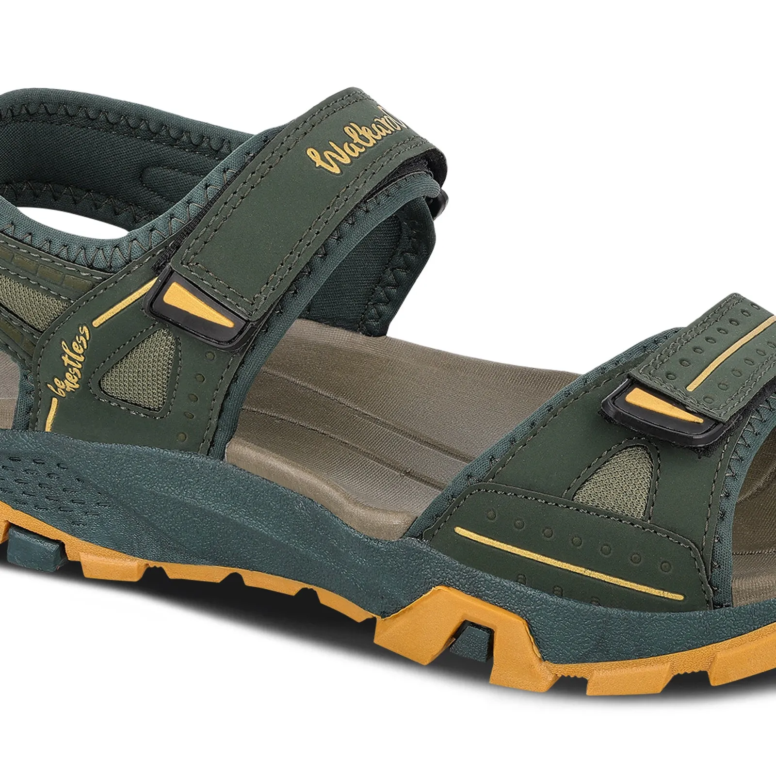 Men's Sports Sandals - WC4444 Green Yellow