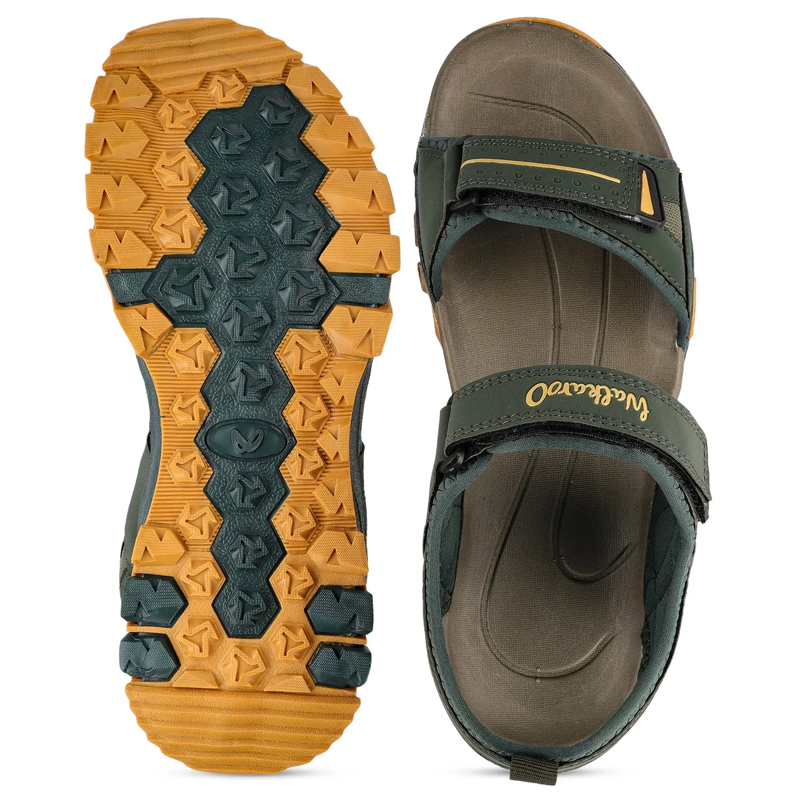 Men's Sports Sandals - WC4444 Green Yellow