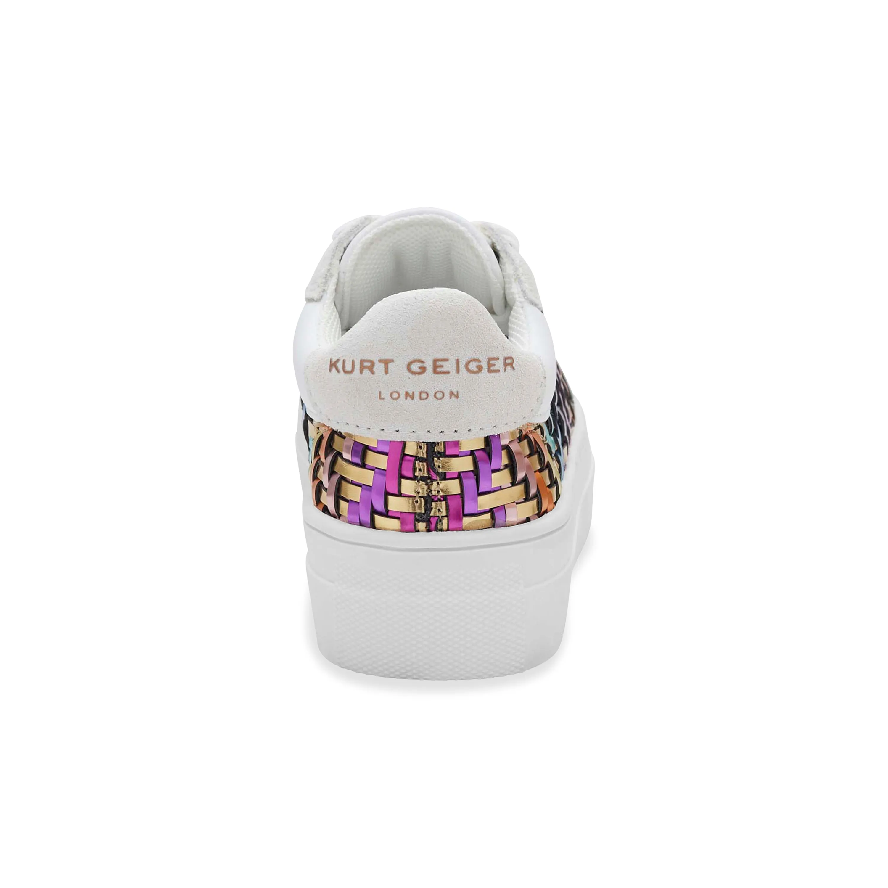 Mini Kensington Sneaker - Big Kid White Gold