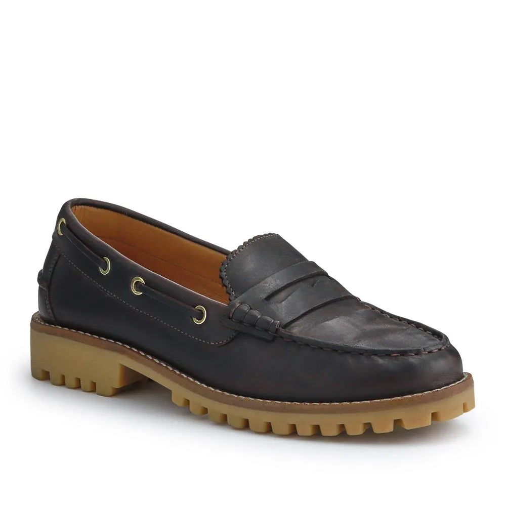 Miuccia Leather Moccasins - MIUCCIA / 327 248
