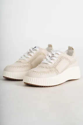 Nelson stitched sneakers natural