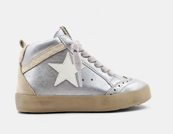 Paulina Toddler - White / Silver