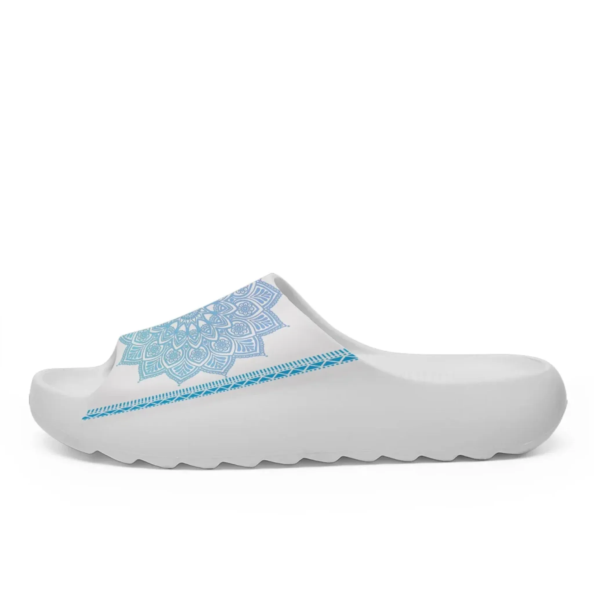 Personalized Yoga-Themed Slide Sandal, Custom Serenity Yoga Slippers, Harmony Slippers