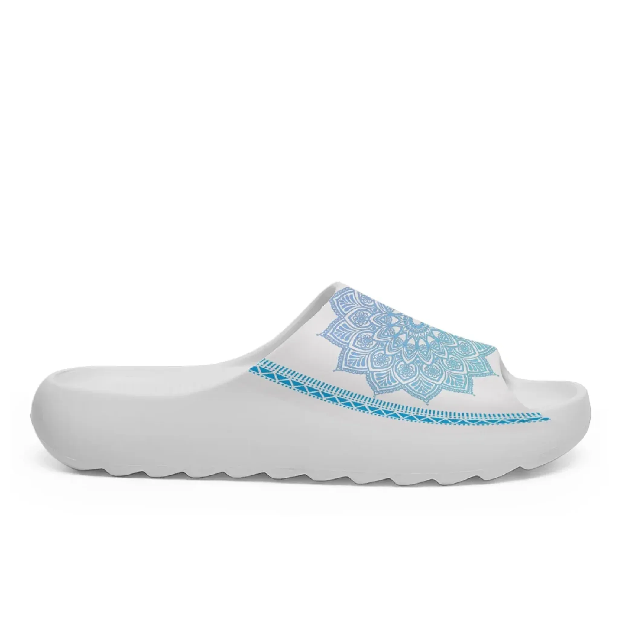 Personalized Yoga-Themed Slide Sandal, Custom Serenity Yoga Slippers, Harmony Slippers