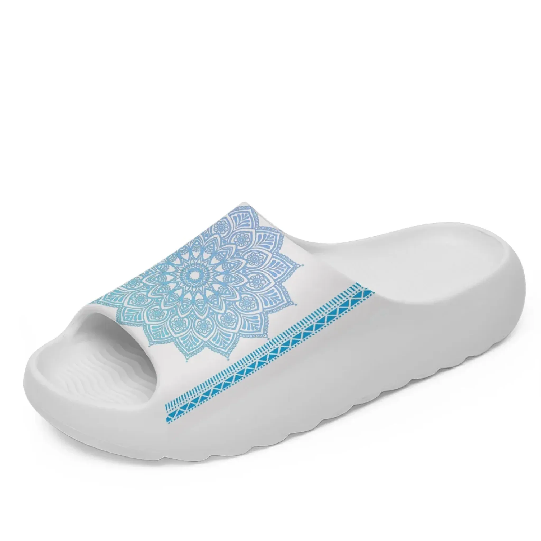 Personalized Yoga-Themed Slide Sandal, Custom Serenity Yoga Slippers, Harmony Slippers