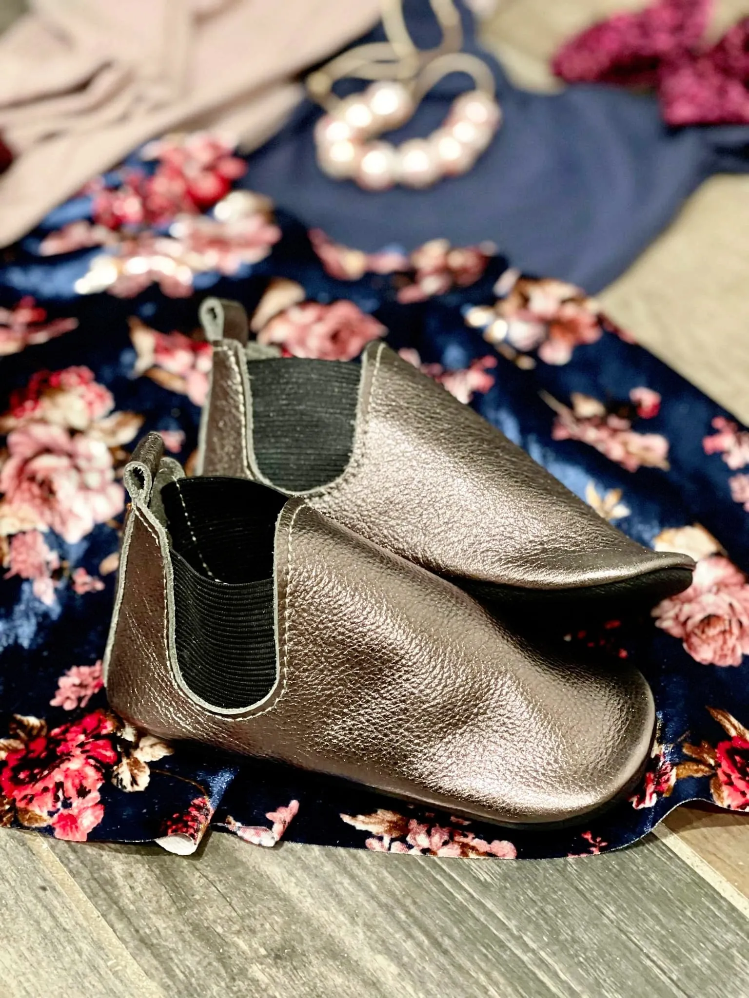 Pewter Chelsea Boot