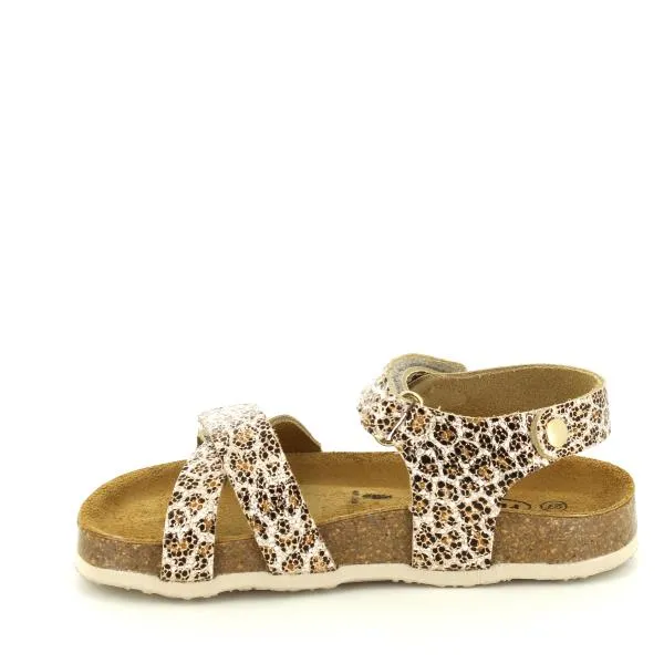 Plakton 135637 Leopard Print Kids Sandal