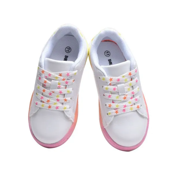 Rainbow With Star Detail Sneakers - Tween