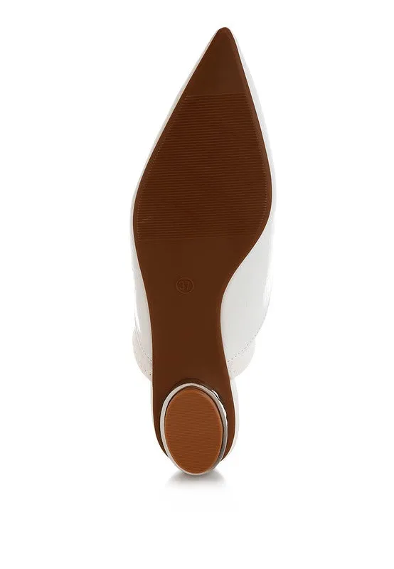 Renata Fantasy Heel Croco Mules