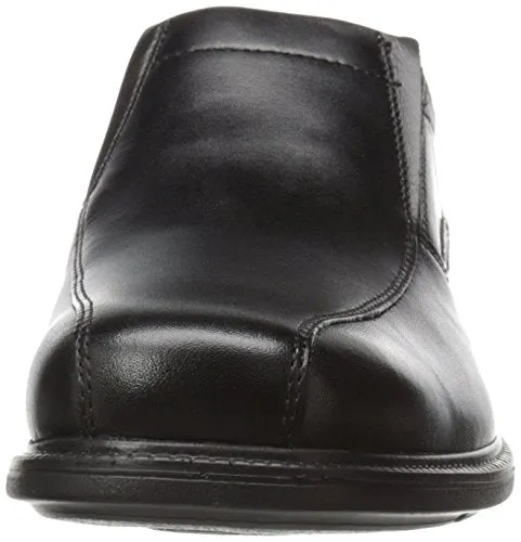 Rockport Men's Charles Road Slip-On Black Leather 10 M (D)-10 M