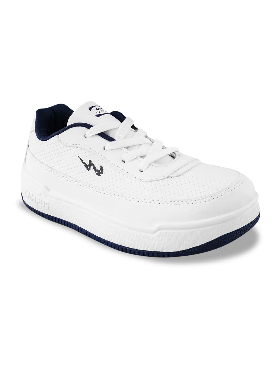 SN-02 White Kid's Sneakers