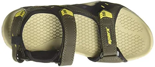 SPARX mens SS 485 | Latest, Daily Use, Stylish Floaters | Yellow Sport Sandal - 9 UK (SS 485)