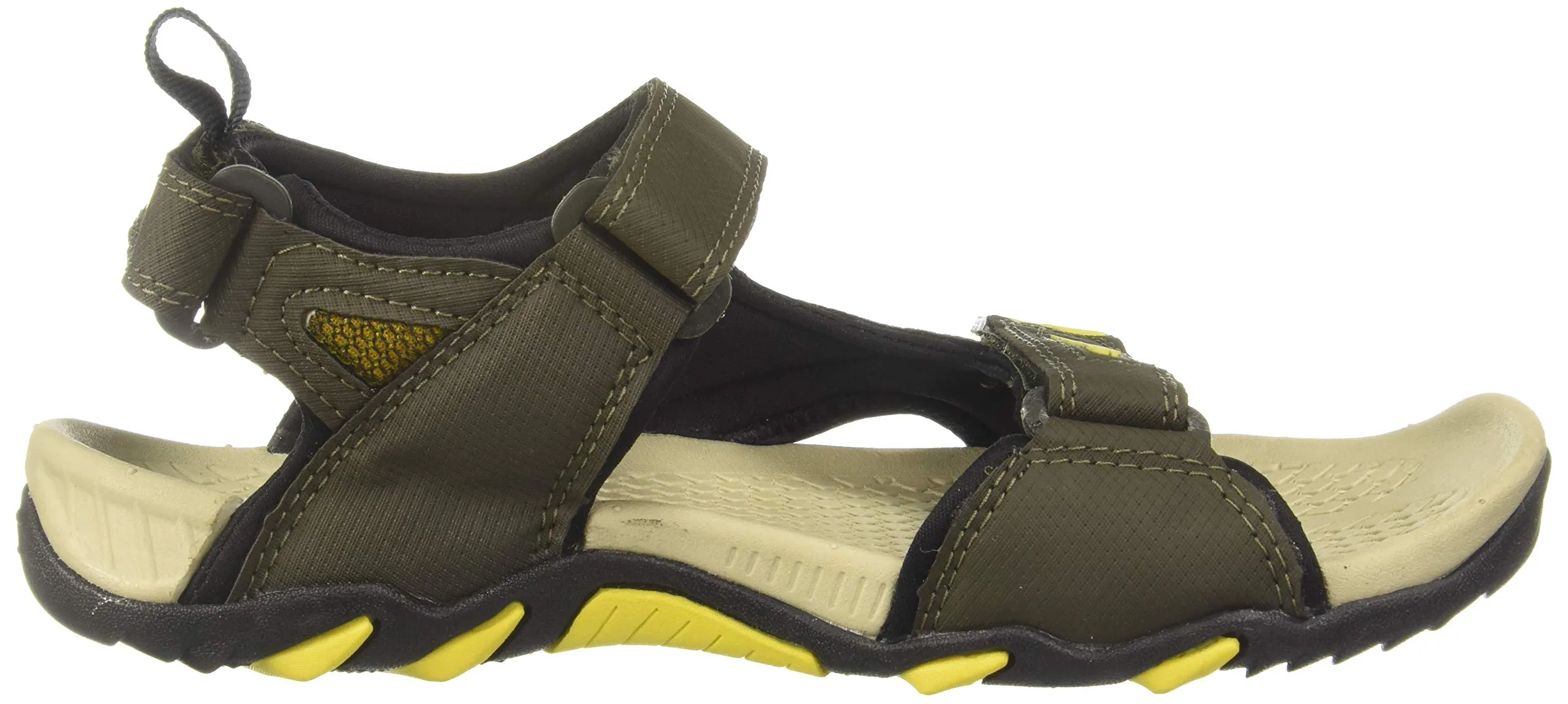 SPARX mens SS 485 | Latest, Daily Use, Stylish Floaters | Yellow Sport Sandal - 9 UK (SS 485)