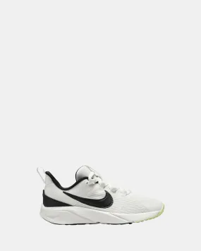 Star Runner 4 NN Pre-School Summit White/Black/Barely Volt