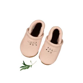 The Leather Mocc - Blush