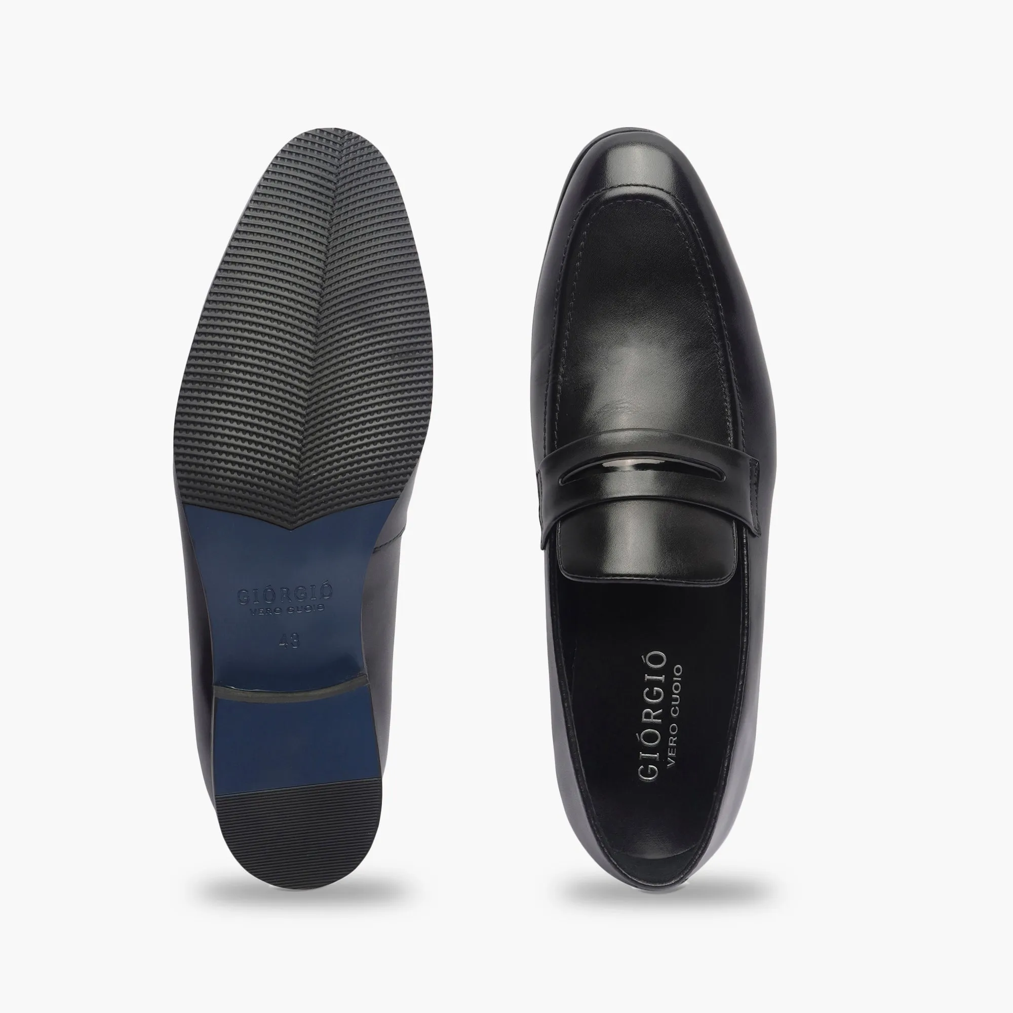 U-Tip Formal Slip Ons