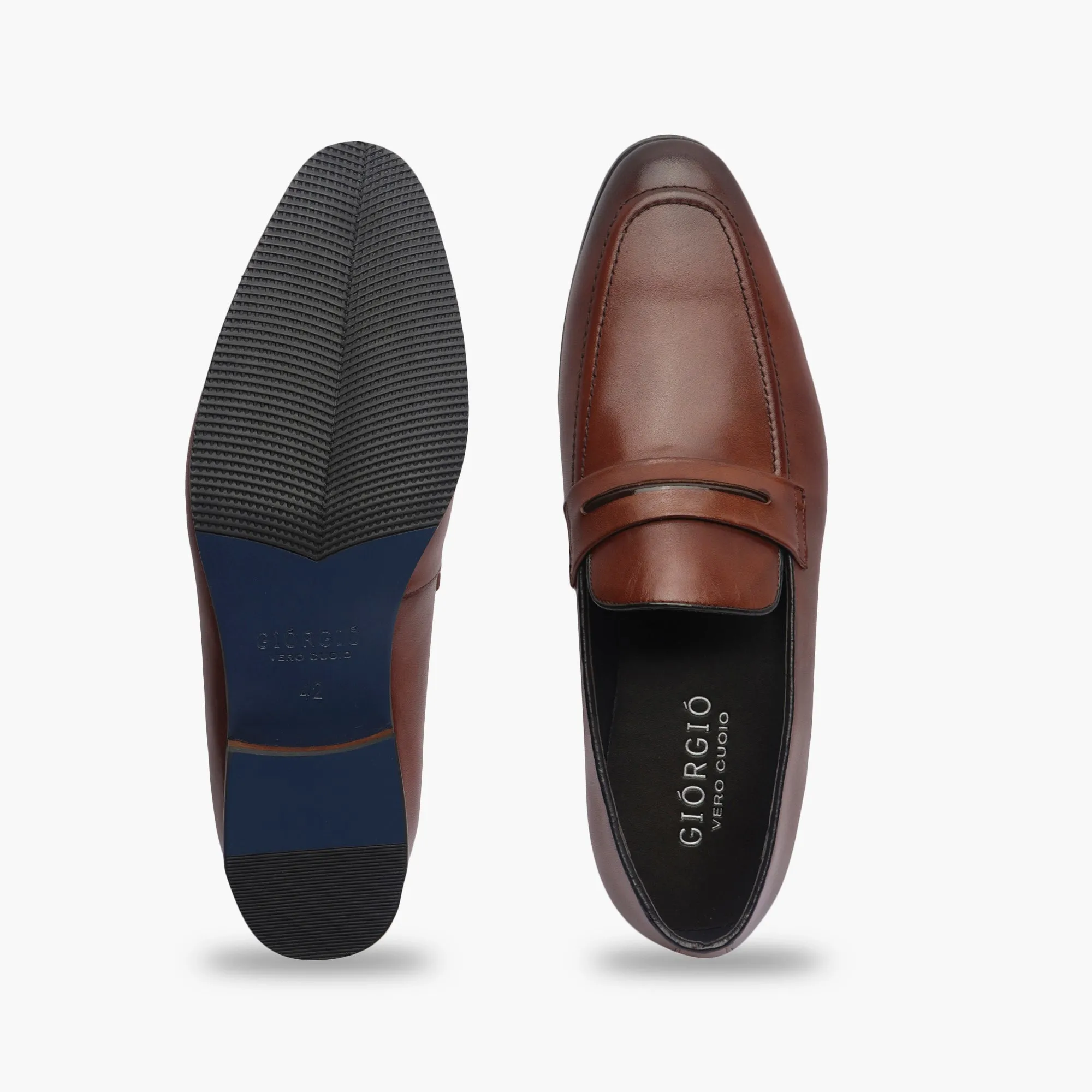 U-Tip Formal Slip Ons