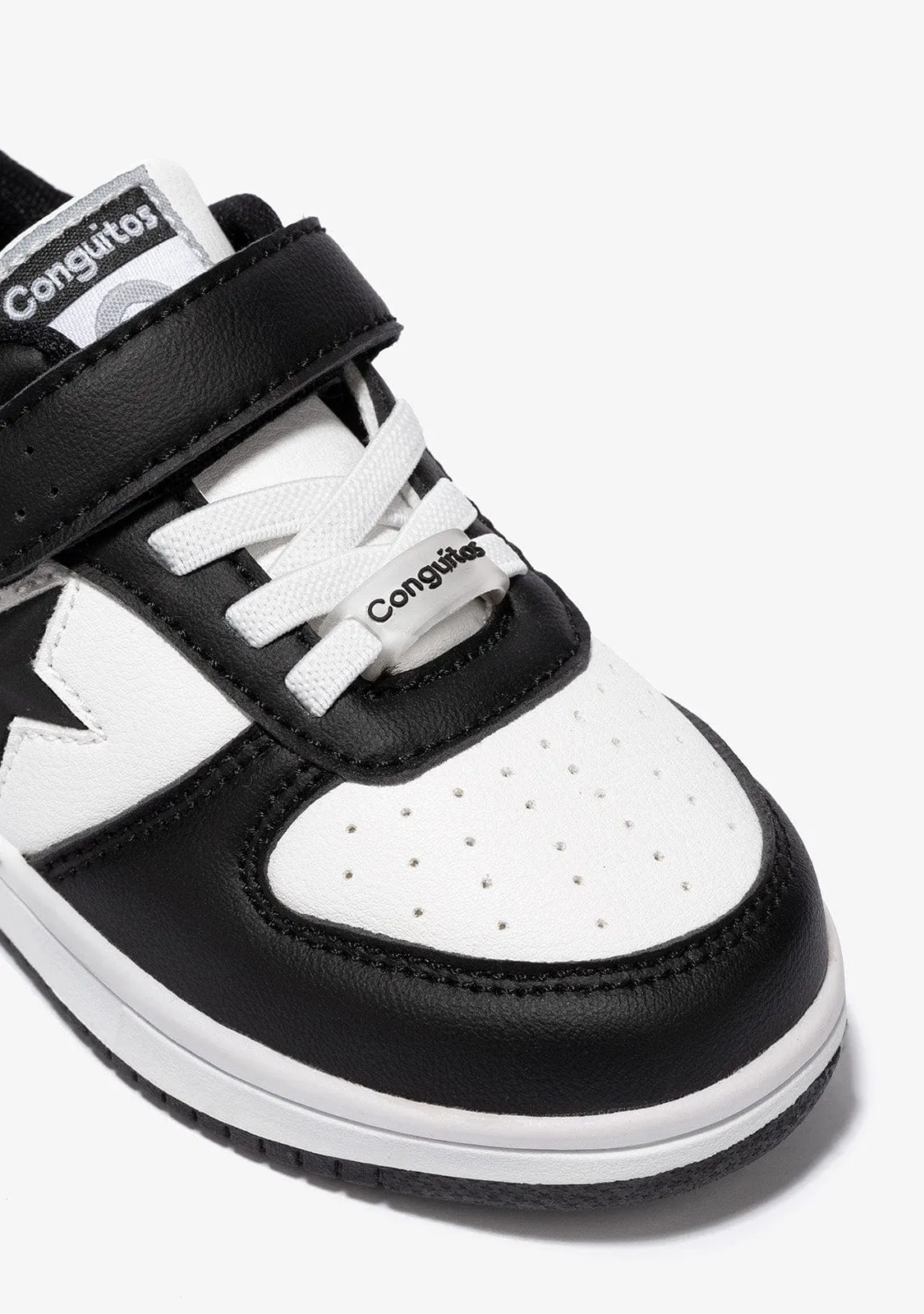 Unisex Black - White Star With Lights Sneakers