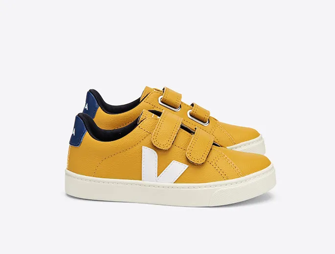 Veja Kids Leather Esplar - Moutarde/White Cobalt