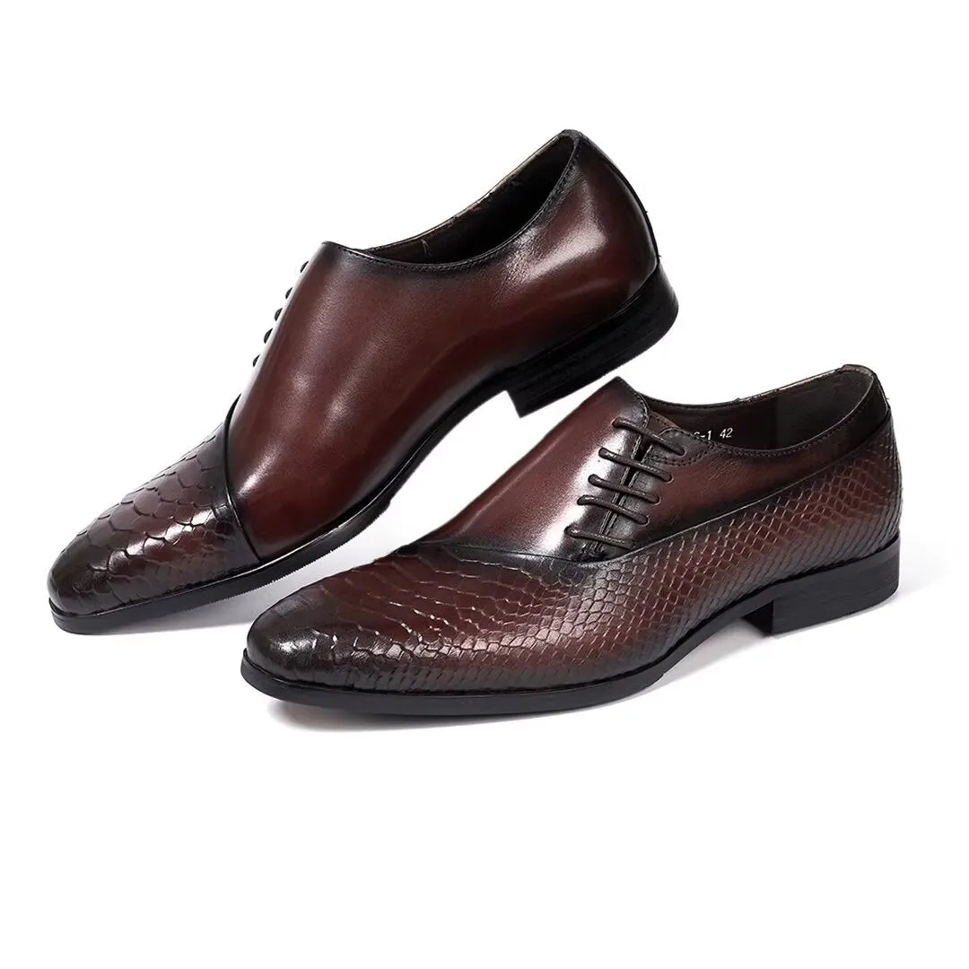 Veltique Croctex Elegance Lace Shoes