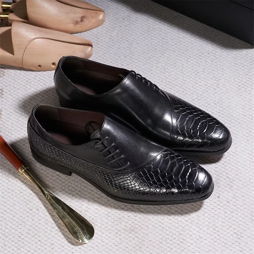 Veltique Croctex Elegance Lace Shoes