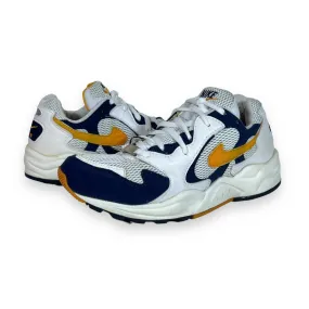 Vintage 1995 NIKE AIR WINDRUNNER Blue White Yellow Running Trainers Sneakers Shoes