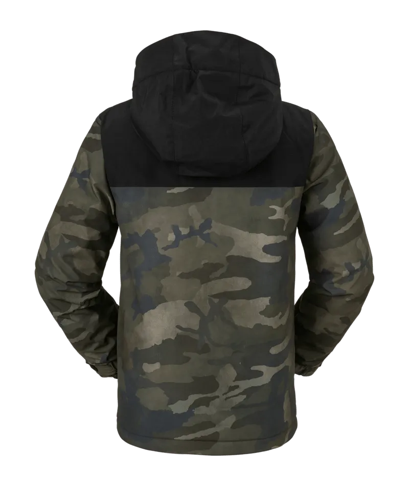 Volcom Stone 91 Insulated Kids Snow Jacket in Cloudwash Camo 2024