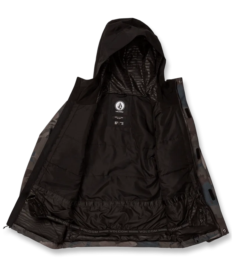 Volcom Stone 91 Insulated Kids Snow Jacket in Cloudwash Camo 2024