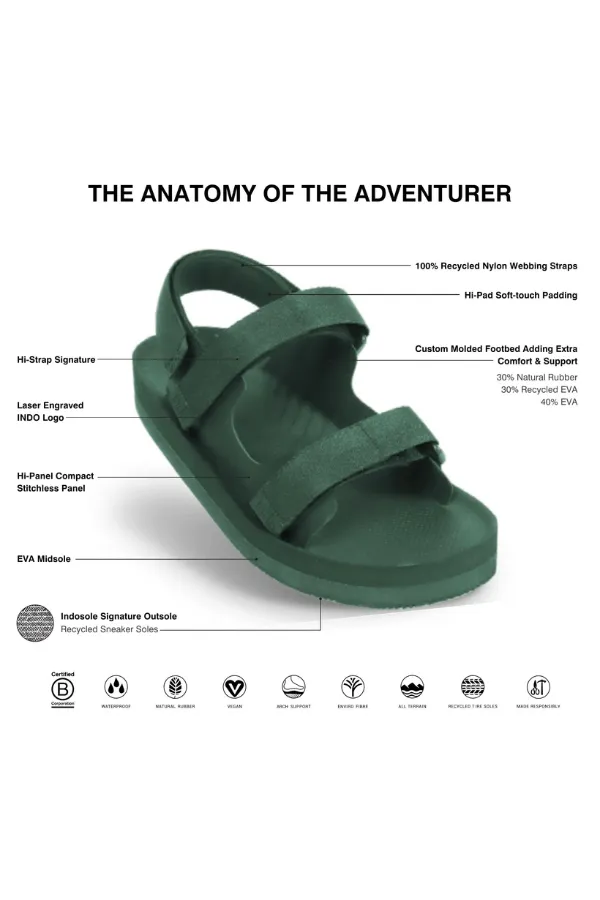 Women’s Adventurer Sandals In Leaf